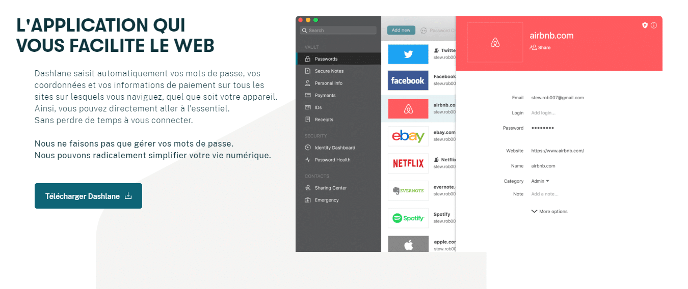 télécharger dashlane