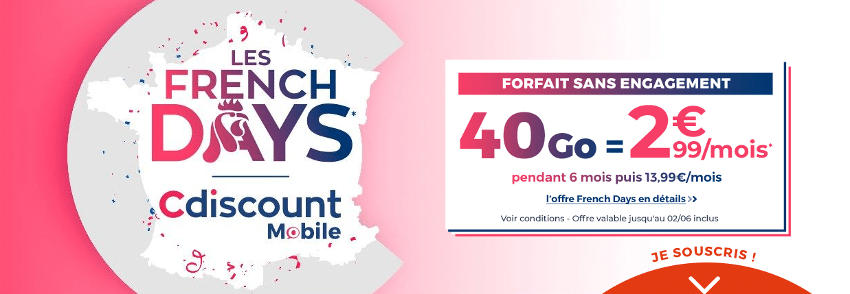 cdiscount mobile frenchdays