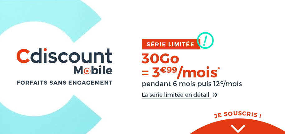 cdisount mobile 30go