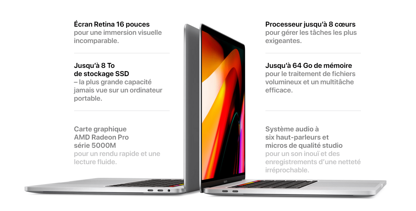 MacBook Pro 16 pouces