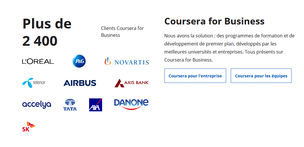 coursera business