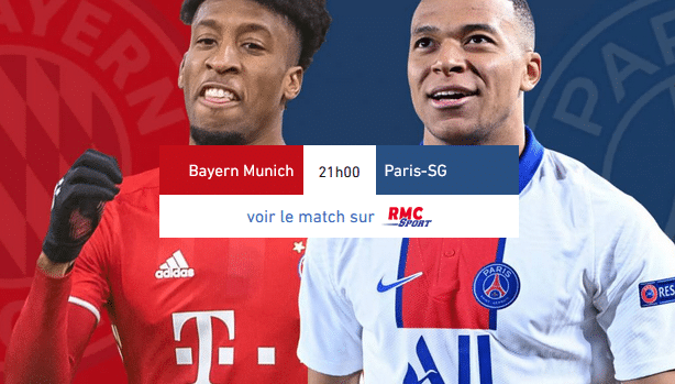 bayern psg streaming rmc