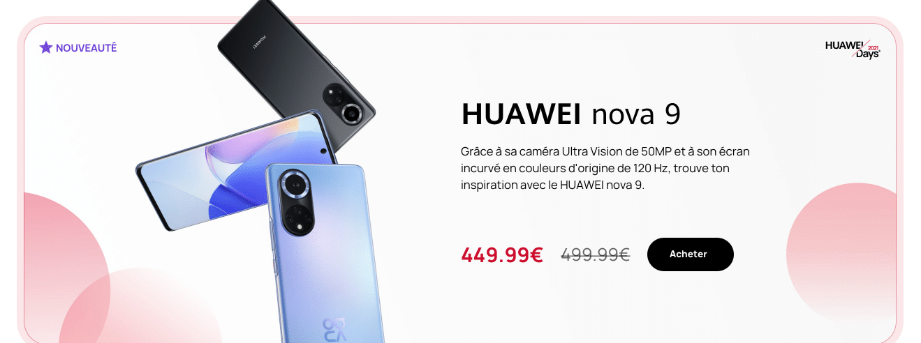 HUAWEI Nova 9