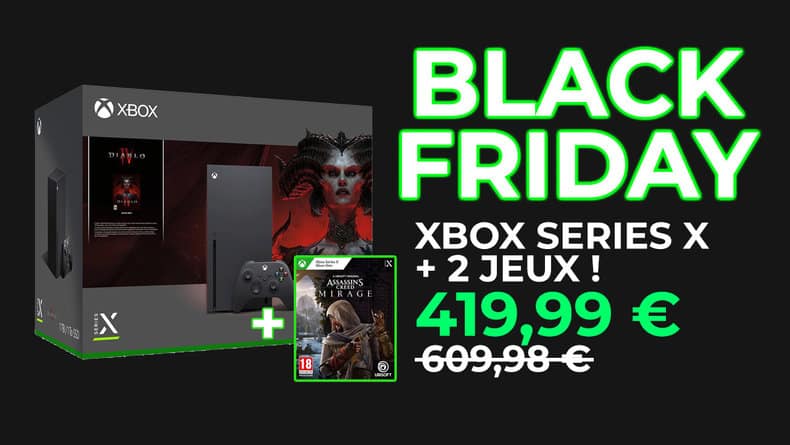 Black Friday : Xbox Series X + Diablo 4 + Assassin’s Creed