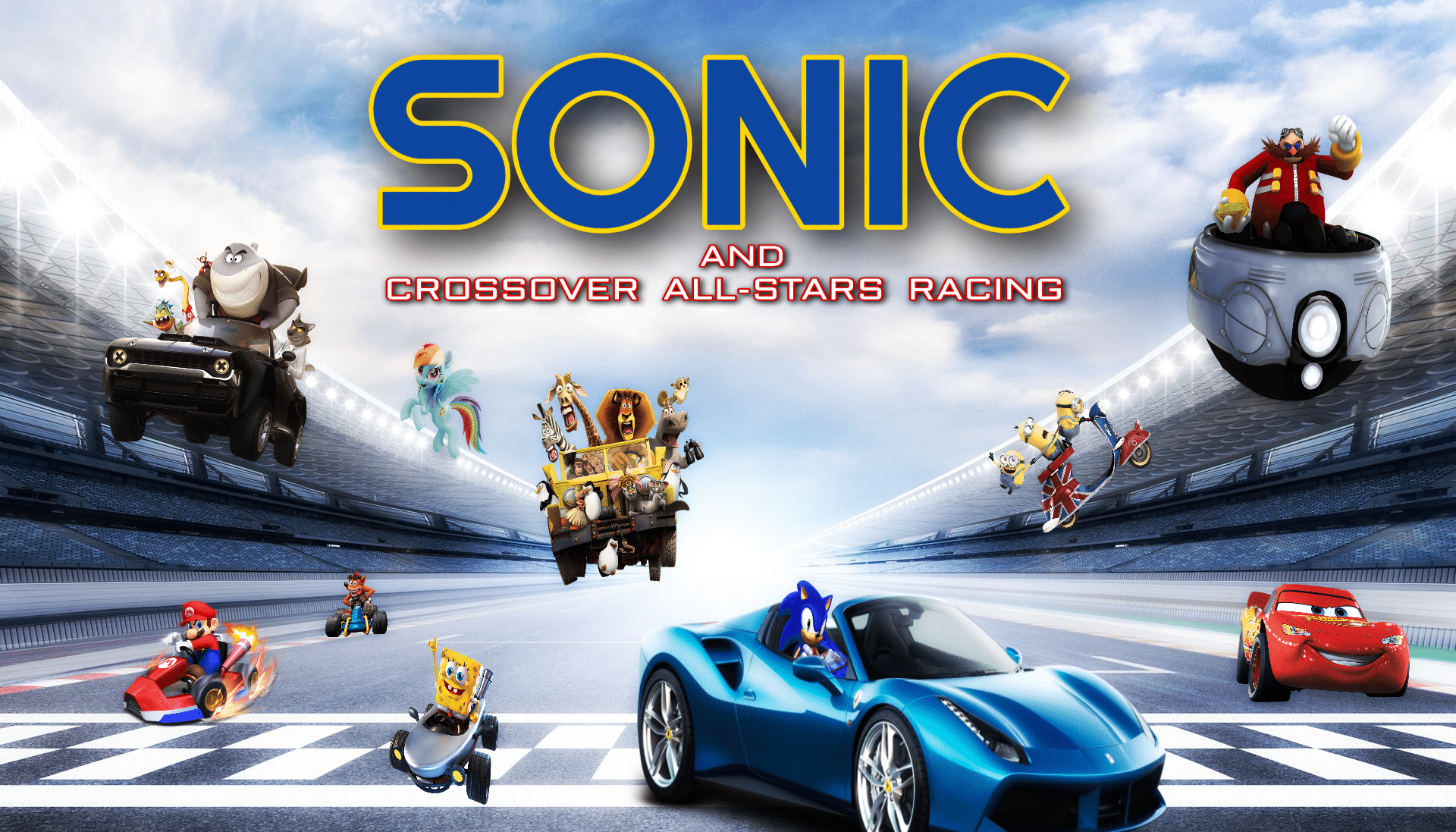 crossover Sega Sonic & All-Stars