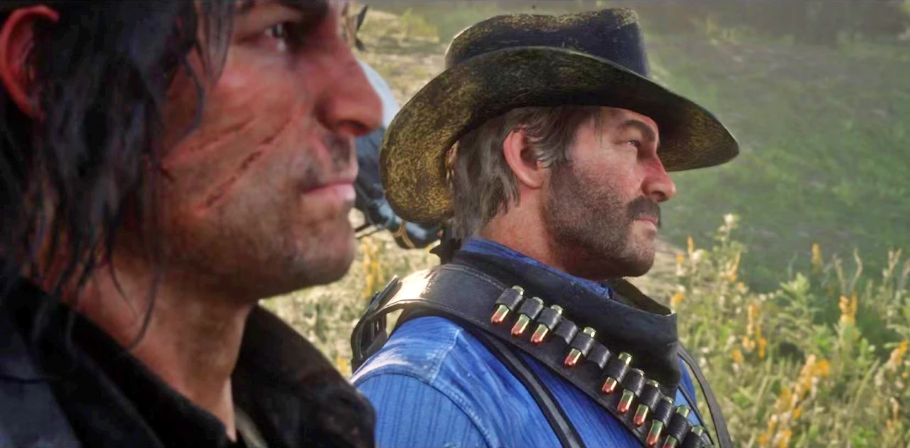 Arthur et John dans Red Dead Redemption 2